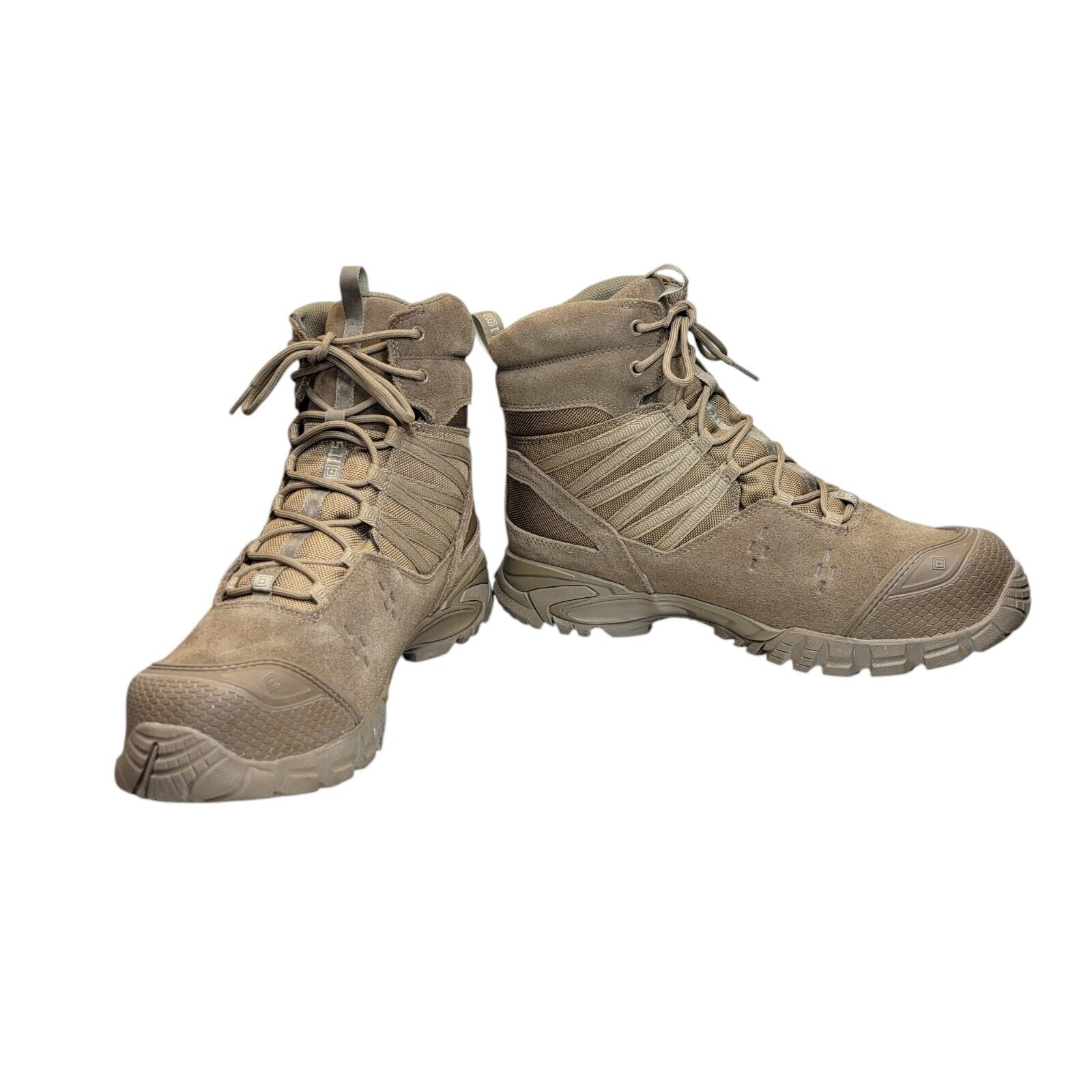 5.11 Mens Union 6" Boots Sz 15 Dark Coyote Waterproof Tactical Leather 511